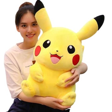 DUŻA OGROMNA MASKOTKA Pluszak DUŻY POKEMON PIKACHU 80 CM