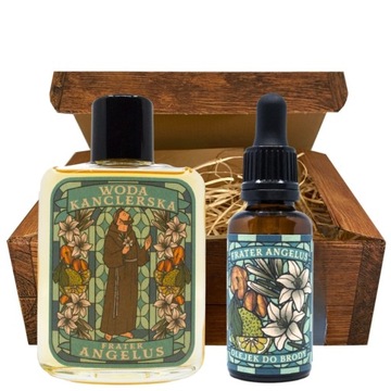 KANACLERSKI Zestaw Olejek Frater ANGELUS 30 ml+ Woda po goleniu Ange 100ml