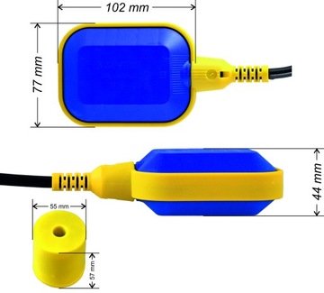 ПОПЛАВКОВОЙ выключатель для ПОПЛАВОЧНОГО НАСОСА длиной 5 м