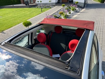 Fiat 500 II Seria 4 0.9 TwinAir 85KM 2016 FIAT 500c lift kabriolet 0.9 benzyna 112 tys km, lekko uszkodzony, zdjęcie 11