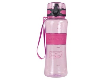 BIDON TRITANUM RÓŻOWY Z UCHWYTEM 550 ML COOLPACK BPA FREE