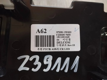 KIA NIRO 2016 PANEL KLIMATIZACE