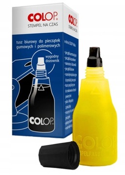 Tusz do stempli i pieczątek 25ml ŻÓŁTY