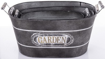 Стильное металлическое накрытие для террасы, балкона, садовой беседки, набор из 3 штук.