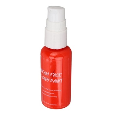 Красная краска для тела красного цвета, долговечная, легко поддается топору