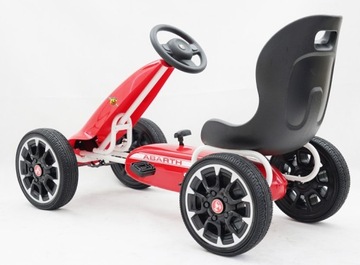 BIG GOKART ABARTH 3-8 ЛЕТ ИЗ ПЕНЫ ПЕДАЛИ ЛИЦЕНЗИЯ НА КОЛЕСА EVA