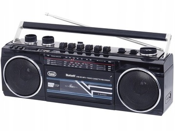 RADIOMAGNETOFON NA KASETY BLUETOOTH/USB/SD/MP3 RADIO KASETA BOOMBOX