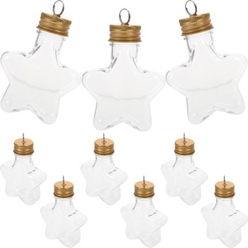 Пластиковые контейнеры Баночка с крышкой Бутылка желаний 10 шт.