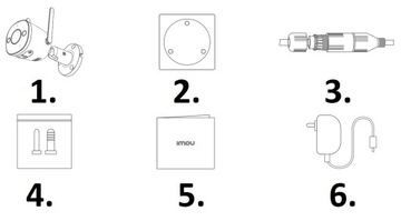 IMOU Bullet 2C 1440p 4MP Wi-Fi IP67 IP-камера