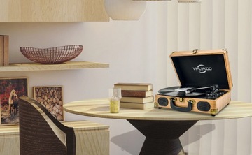 VIFLYKOO C5 3-скоростной проигрыватель Bluetooth AUX RCA