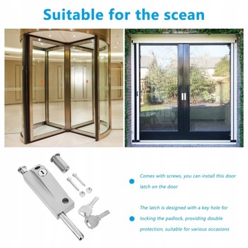 Дверной замок с пружинным ригелем