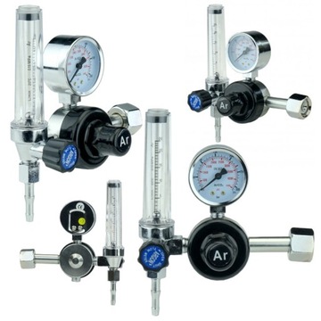 Reduktor z ROTAMETREM Reduktor Argon, Reduktor Argon/Co2 200 bar