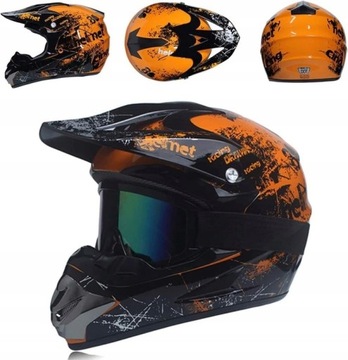 МОТОЦИКЛЬНЫЙ ШЛЕМ ДЛЯ CROSS QUAD MOTOR LIGHT, РАЗНЫЕ ЦВЕТА L