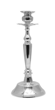 ŚWIECZNIK METALOWY NA ŚWIECĘ STOŁOWĄ 29CM