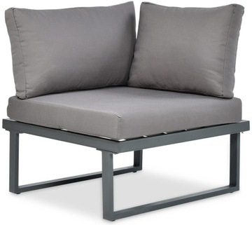 Narożnik Ogrodowy wypoczynkowy EMERSON Dark Grey