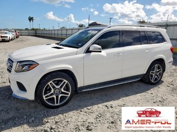 Mercedes GLS X166 2018 Mercedes-Benz GLS 2018r., Gls 550 4matic, 4.7L, od ubezpieczalni 4.7 435KM