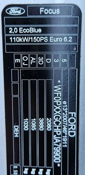 Ford Focus IV Kombi 2.0 EcoBlue 150KM 2019 Ford Focus 2.0 Diesel 150KM, Titanium, Zarejestrowany, Faktura VAT,Serwiso, zdjęcie 27