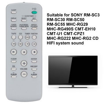 ПУЛЬТ ДИСТАНЦИОННОГО УПРАВЛЕНИЯ SONY CMT-EH10 RM-SC30 MHC-RG29
