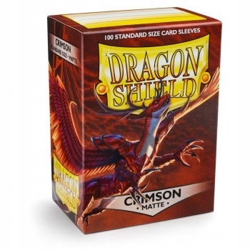 Обложки для карточек Dragon Shield Crimson Matte