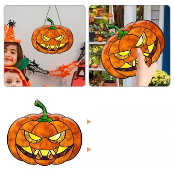 ДВЕРНАЯ ВЕШАЛКА «ХЭЛЛОУИН ТЫКВА» АКРИЛОВЫЙ КУЛОН БОЛЬШОЙ НОМЕР ДОМА