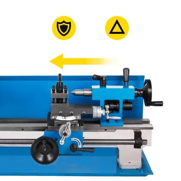 Токарный станок по металлу VEVOR 180х350мм 550Вт 2500об/мин