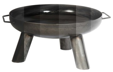 PALENISKO OGRODOWE METALOWE NA OGNISKO SUROWA STAL CAPRI 40 cm