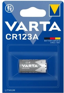 1x Bateria Litowa VARTA CR123 3V 123A 123 CR 17345