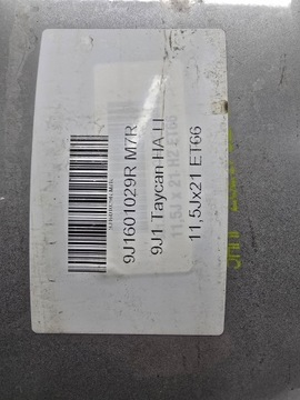 4× DISK HLINÍK PORSCHE OE 9.5" X 21" 5X130