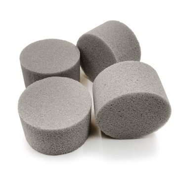 Цветочная губка Цилиндр 8х5см сухая, 4 шт.