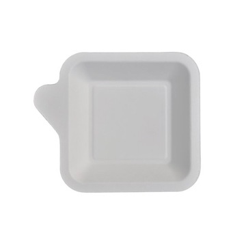 Mini talerzyk z uchwytem z trzciny cukrowej 13x11