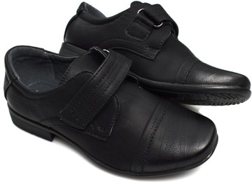 AP New Черные деловые туфли на липучке, 20,5 см — 33