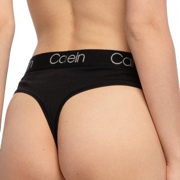 Stringi Majtki CALVIN KLEIN Tonga Black 000QD3754E