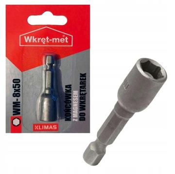 Końcówka magnetyczna sześciokątna farmerów M8x50