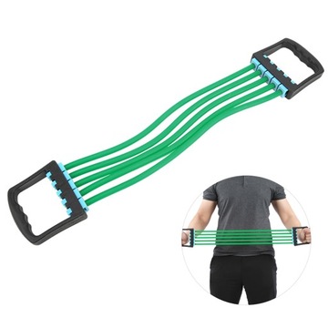 Multifunction Rubber Removable Yoga Chest Expander