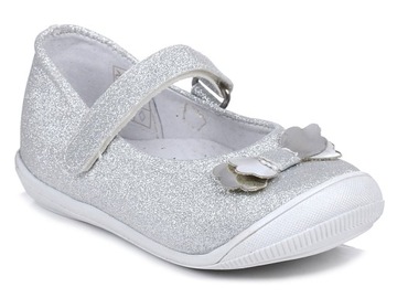 Buty dziewczęce baleriny na rzep Kornecki 4402 25