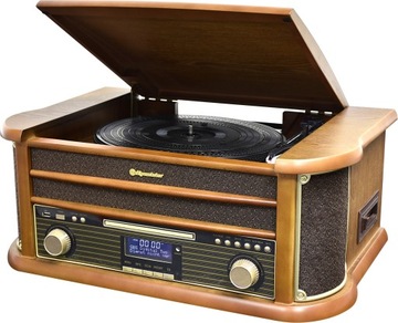Gramofon Roadstar HIF-1993D+BT brązowy