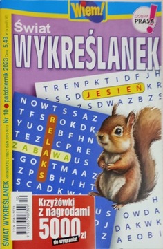 Krzyżówki Wiem! Świat WYKREŚLANEK 10/2023