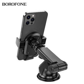 Автомобильный держатель Borofone BH39 на окно/кабину, присоска, черный