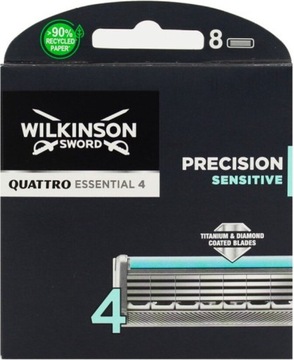 Wilkinson Quattro Essential 4 Sensitive 8 wkłady
