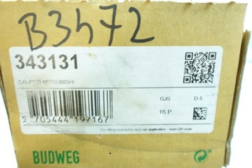 BUDWEG CALIPER 343131 TŘMEN BRZDY