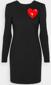 Moschino Inflatable Heart Sukienka Koktajlowa r.38