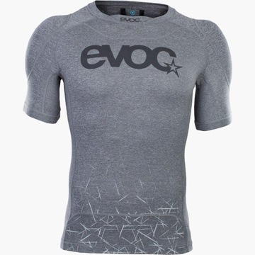 Koszulka z ochraniaczami EVOC ENDURO carbon grey L