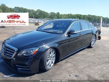 Mercedes 2019 Mercedes-Benz Klasa S 2019r, 560, 4Matic, 4.0L 4.0 Benzyna 463KM