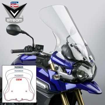 Szyba National Cycle VStream Triumph Tiger Explorer 1200 Wysoka N20605