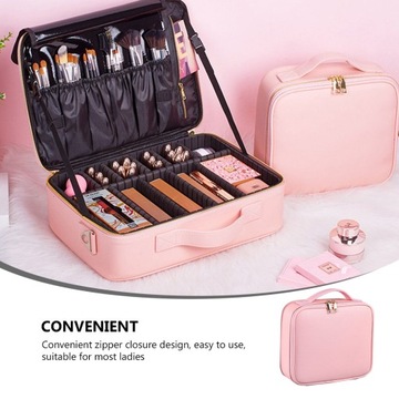 Kosmetyczka z przegródkami o dużej pojemności