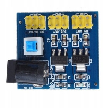 Блок питания для Arduino DC-DC от 12 В до 5 В и 3,3 В 2 в 1