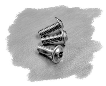 M4x25 ŚRUBA KOŁNIERZOWA z podkładką NIERDZEWNA 7380F TORX (10)