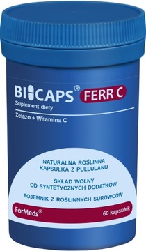 ForMeds BICAPS FERR C ŻELAZO+WITAMINA C ANEMIA