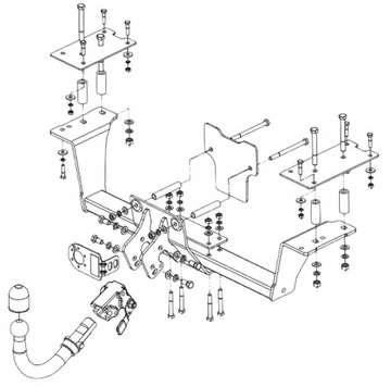 AUTOMAT ZAŘÍZENÍ(HÁK) TÁŽNÝ FIAT MAREA KOMBI VÍKEND