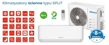 Klimatyzator Mistral T-PRO MIS-12CHSD/TP11 3,40kW